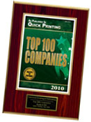 UP Top 100 plaque-small